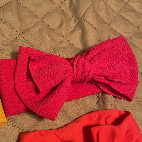 Misc. Sized Handmade Baby Girl Hair Bow - Lot 3/6 mos - 24-2T size. - Picture 5 of 7